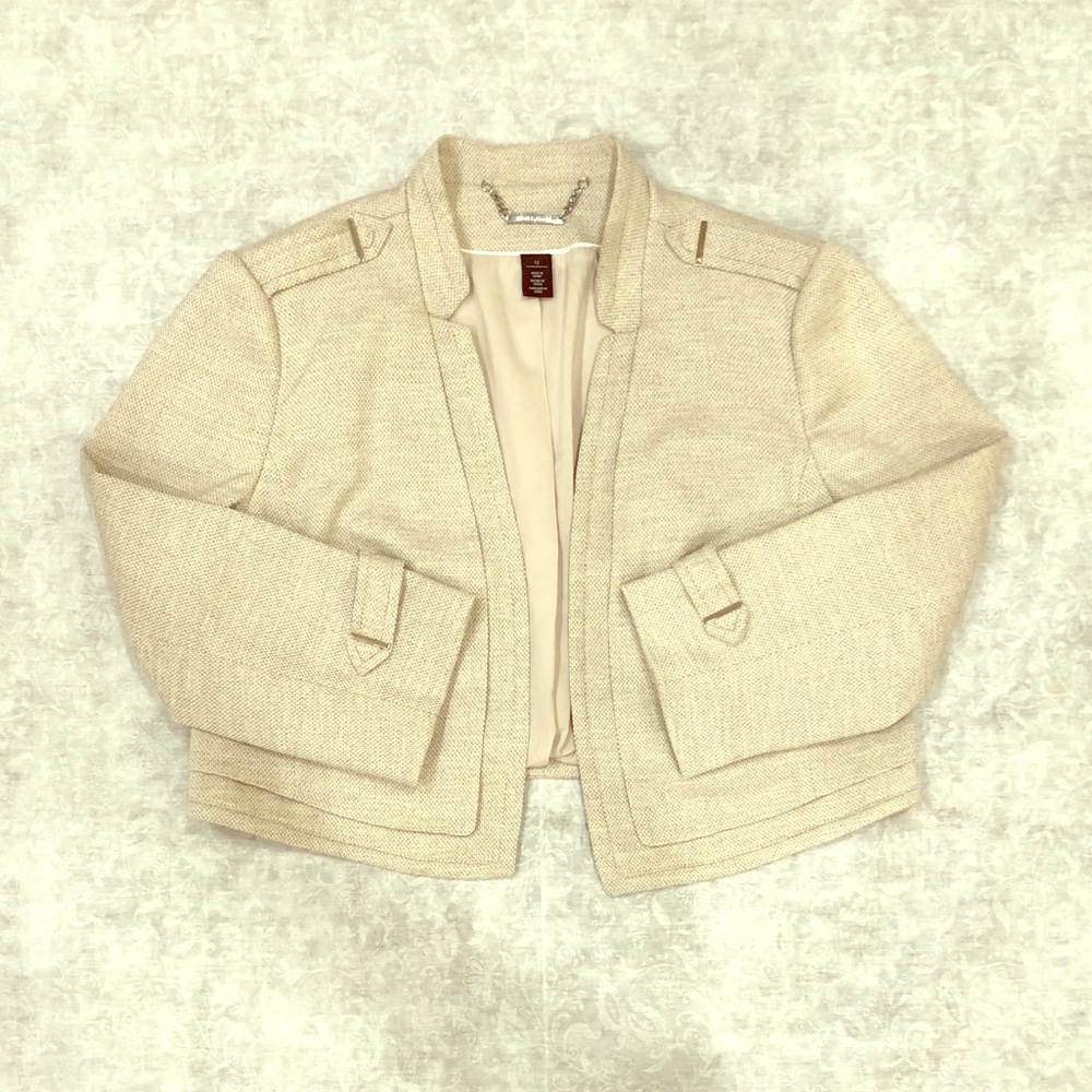 WHITE HOUSE BLACK MARKET Cropped Blazer Jacket